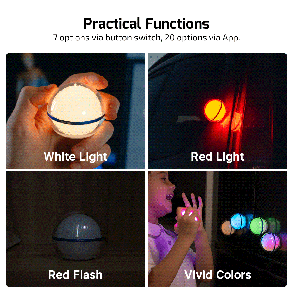O Light RGB Sphere Ambient Light with App Control