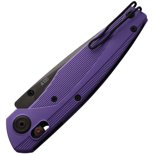 Acta Non Verba - A100 A Lock Elmax Purple - Meridian EDC | Laserworks - Acta Non Verba - A100 A Lock Elmax Purple