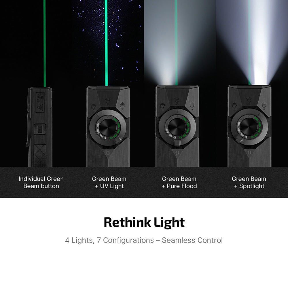 Ark Pro Ultra – Flat Unibody EDC Flashlight with Multi-Light Sources - Meridian EDC | Laserworks - Ark Pro Ultra – Flat Unibody EDC Flashlight with Multi-Light Sources