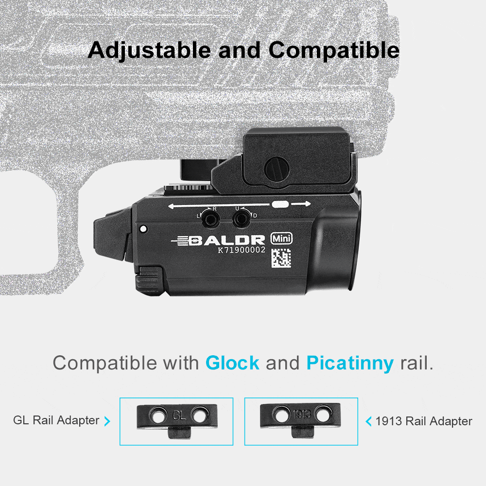 Olight Baldr Mini / Baldr RL Mini Laser Combo Tactical Light