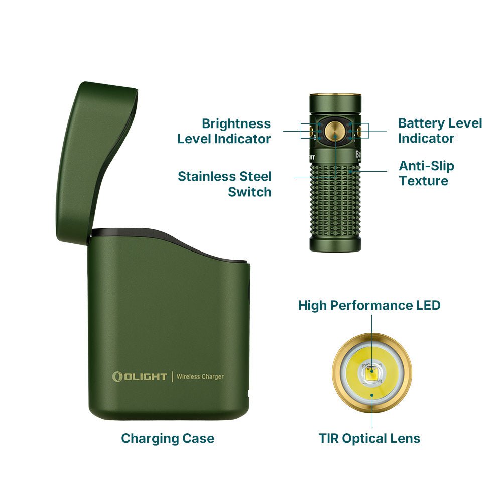 Baton 4 Premium w/ Recharging Case - Powerful EDC Flashlight 1300 Lumens - Meridian EDC | Laserworks - Baton 4 Premium w/ Recharging Case - Powerful EDC Flashlight 1300 Lumens