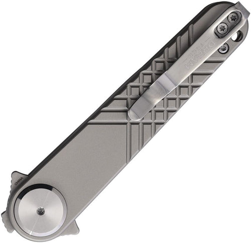 Button Lock Gray Ti - Meridian EDC | Laserworks - Button Lock Gray Ti