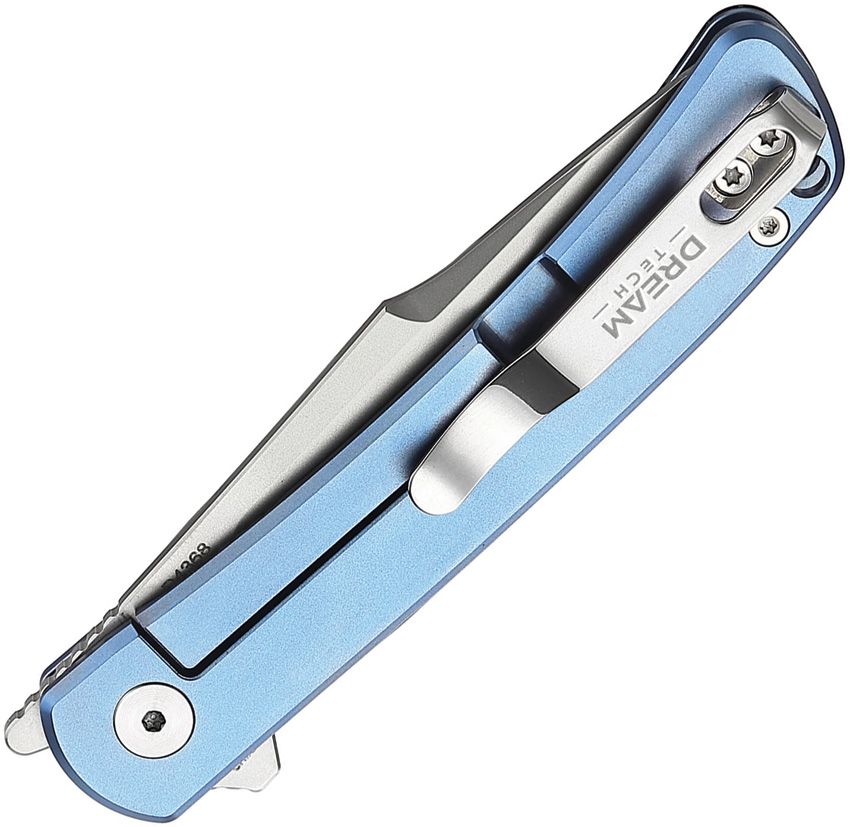 Dreamtech - Framelock Ti Blue Green CF inlay - Meridian EDC | Laserworks - Dreamtech - Framelock Ti Blue Green CF inlay