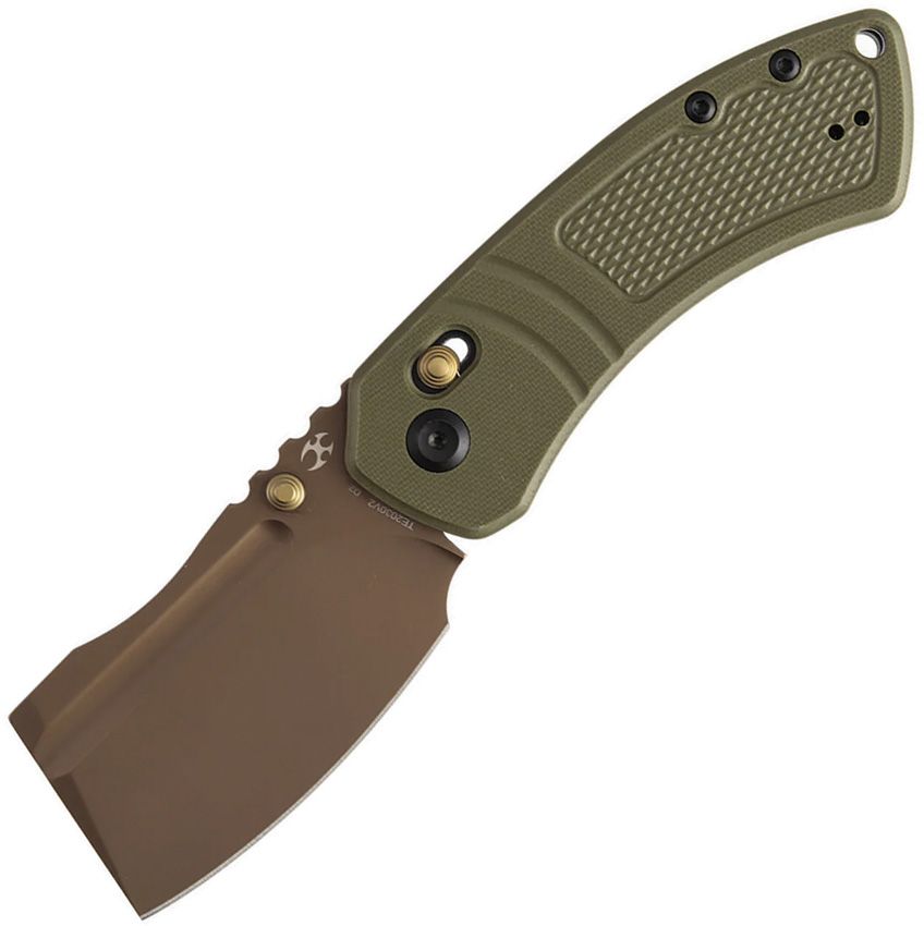 Kansept - Korvid V Crossbar Lock RG Olv - Meridian EDC | Laserworks - Kansept - Korvid V Crossbar Lock RG Olv