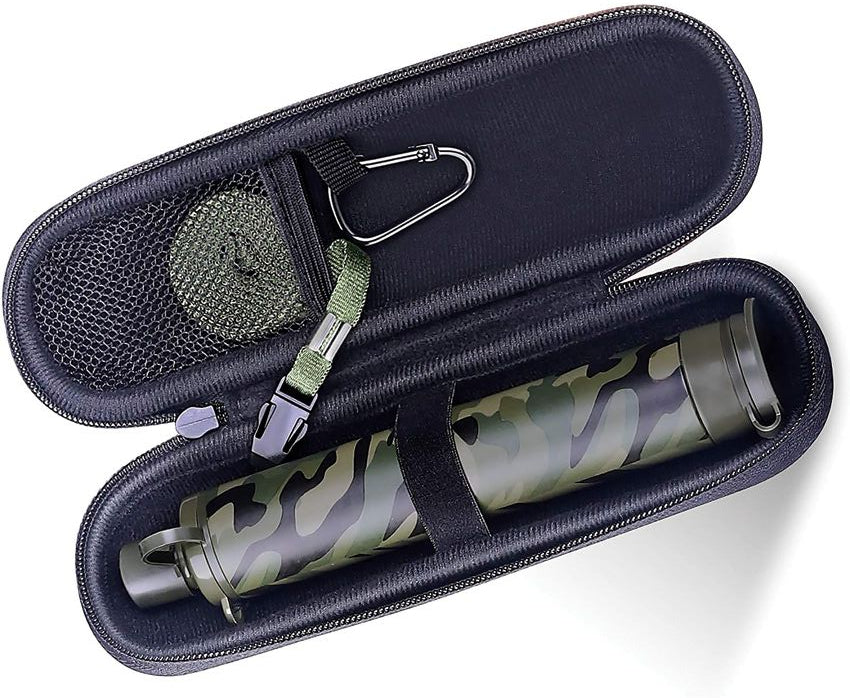 Membrane Solutions- Water Filter Straw with Case - Meridian EDC | Laserworks - Membrane Solutions- Water Filter Straw with Case