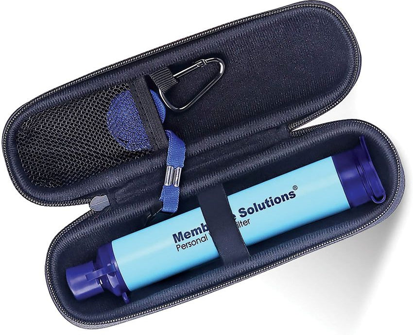 Membrane Solutions- Water Filter Straw with Case - Meridian EDC | Laserworks - Membrane Solutions- Water Filter Straw with Case