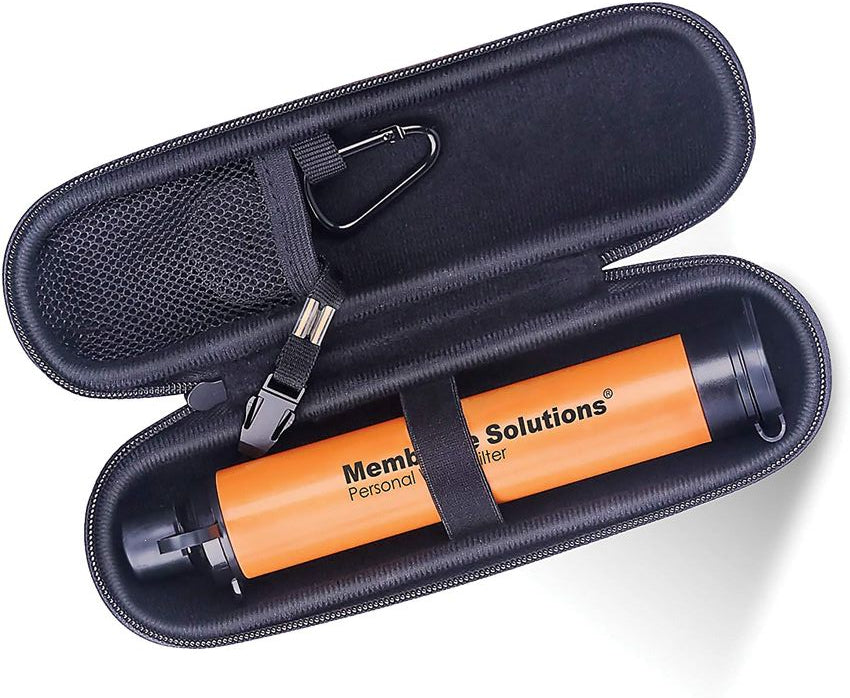 Membrane Solutions- Water Filter Straw with Case - Meridian EDC | Laserworks - Membrane Solutions- Water Filter Straw with Case