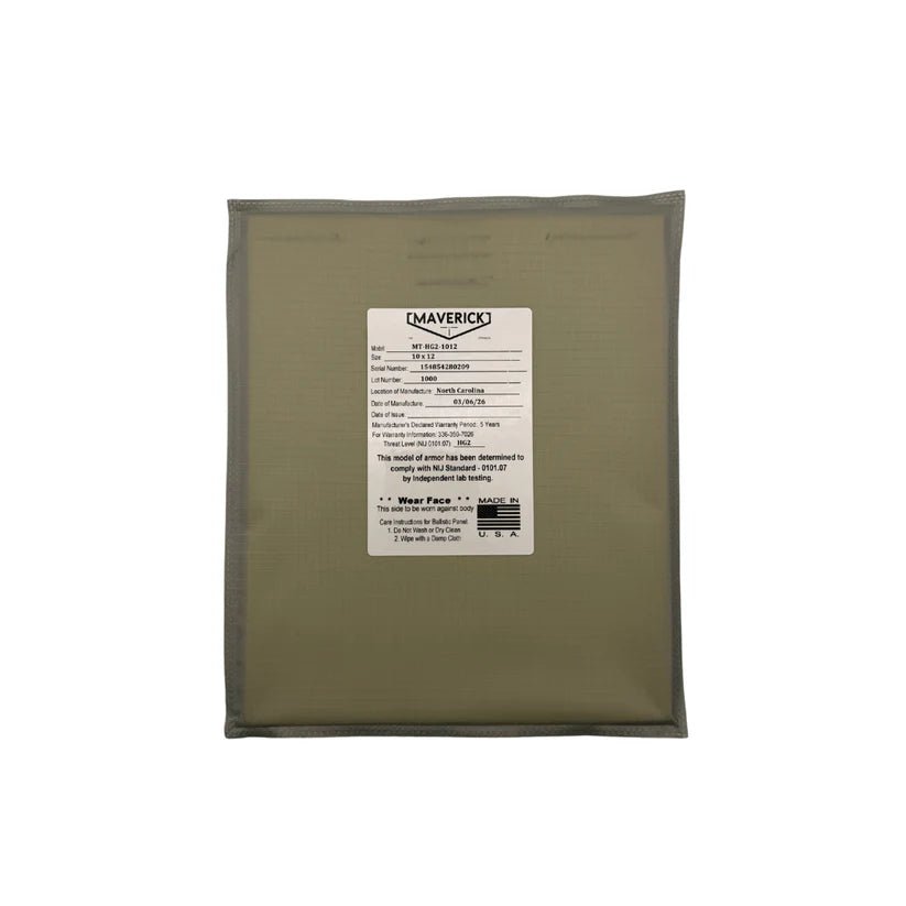 *NEW 2026* HG2 10x12 Soft Armor Panel - Meridian EDC | Laserworks - *NEW 2026* HG2 10x12 Soft Armor Panel