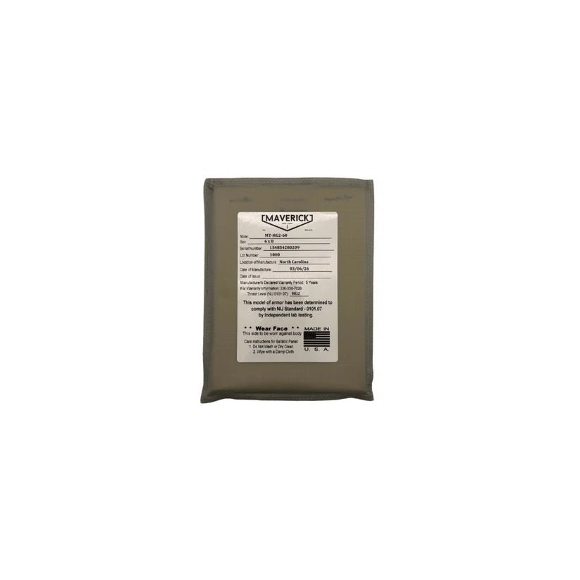 *NEW 2026* HG2 6x8 Soft Armor Panel - Meridian EDC | Laserworks - *NEW 2026* HG2 6x8 Soft Armor Panel