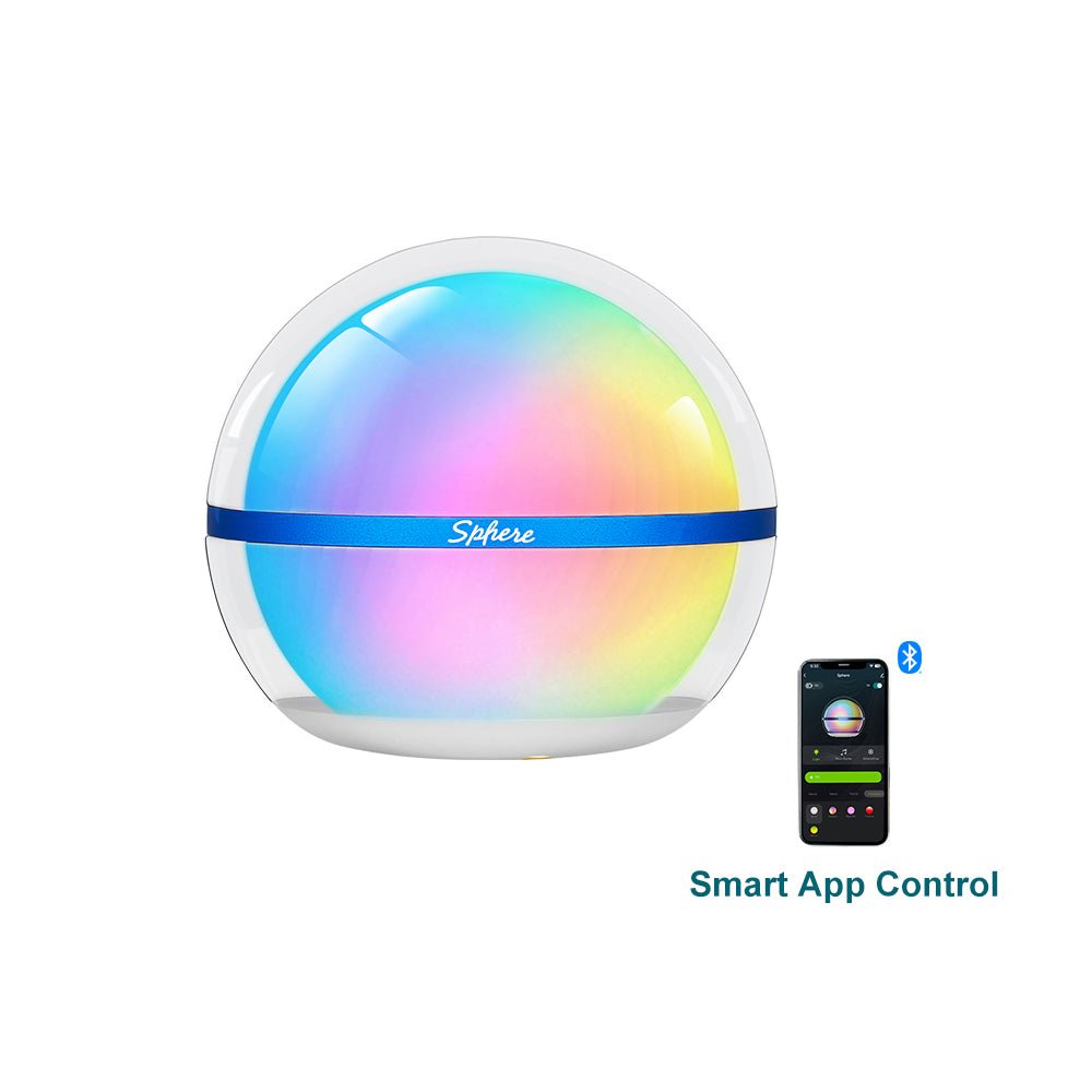 O Light RGB Sphere Ambient Light with App Control - Meridian EDC | Laserworks - O Light RGB Sphere Ambient Light with App Control