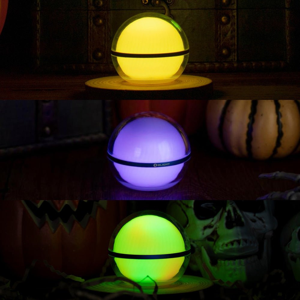 O Light RGB Sphere Ambient Light with App Control - Meridian EDC | Laserworks - O Light RGB Sphere Ambient Light with App Control