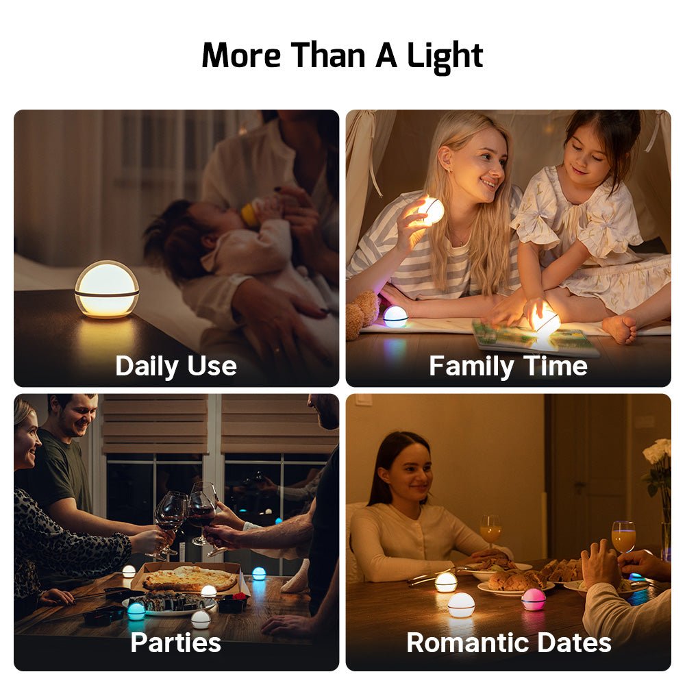 O Light RGB Sphere Ambient Light with App Control - Meridian EDC | Laserworks - O Light RGB Sphere Ambient Light with App Control
