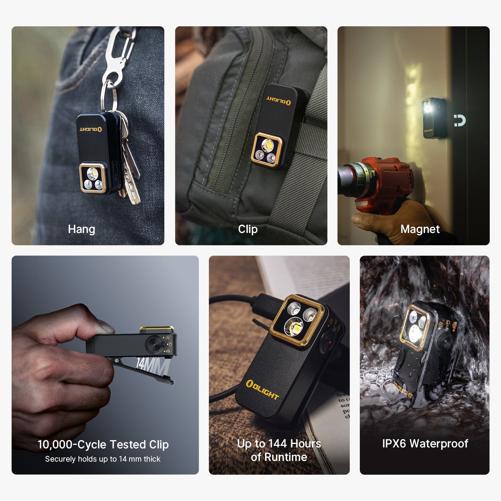 Oclip Pro S - Multifunctional EDC Clip Flashlight - Meridian EDC | Laserworks - Oclip Pro S - Multifunctional EDC Clip Flashlight