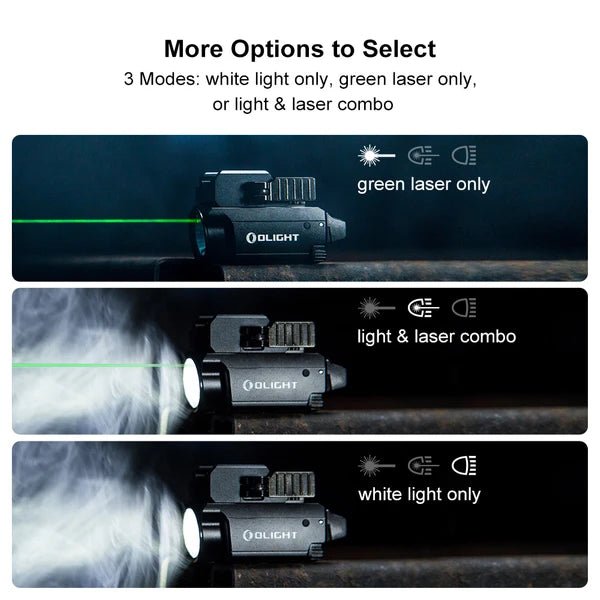Olight Baldr Mini / Baldr RL Mini Laser Combo Tactical Light - Meridian EDC | Laserworks - Olight Baldr Mini / Baldr RL Mini Laser Combo Tactical Light