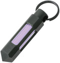 Steel Glow Fob Purple Tritium - Meridian EDC | Laserworks - Steel Glow Fob Purple Tritium