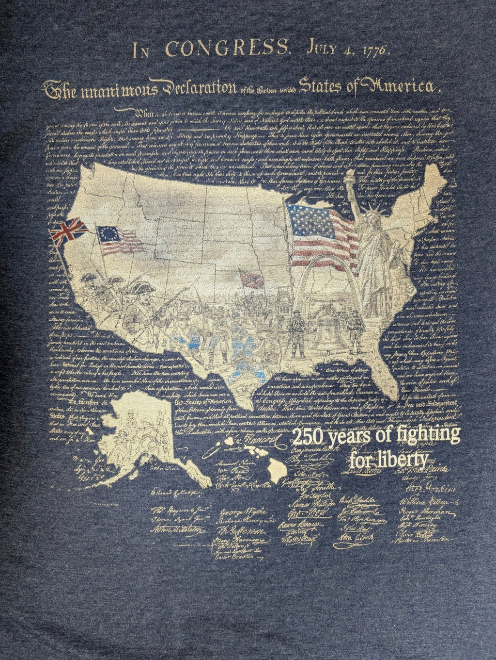 The "250 Years of Liberty" Premium Graphic Tee - Meridian EDC | Laserworks - The "250 Years of Liberty" Premium Graphic Tee