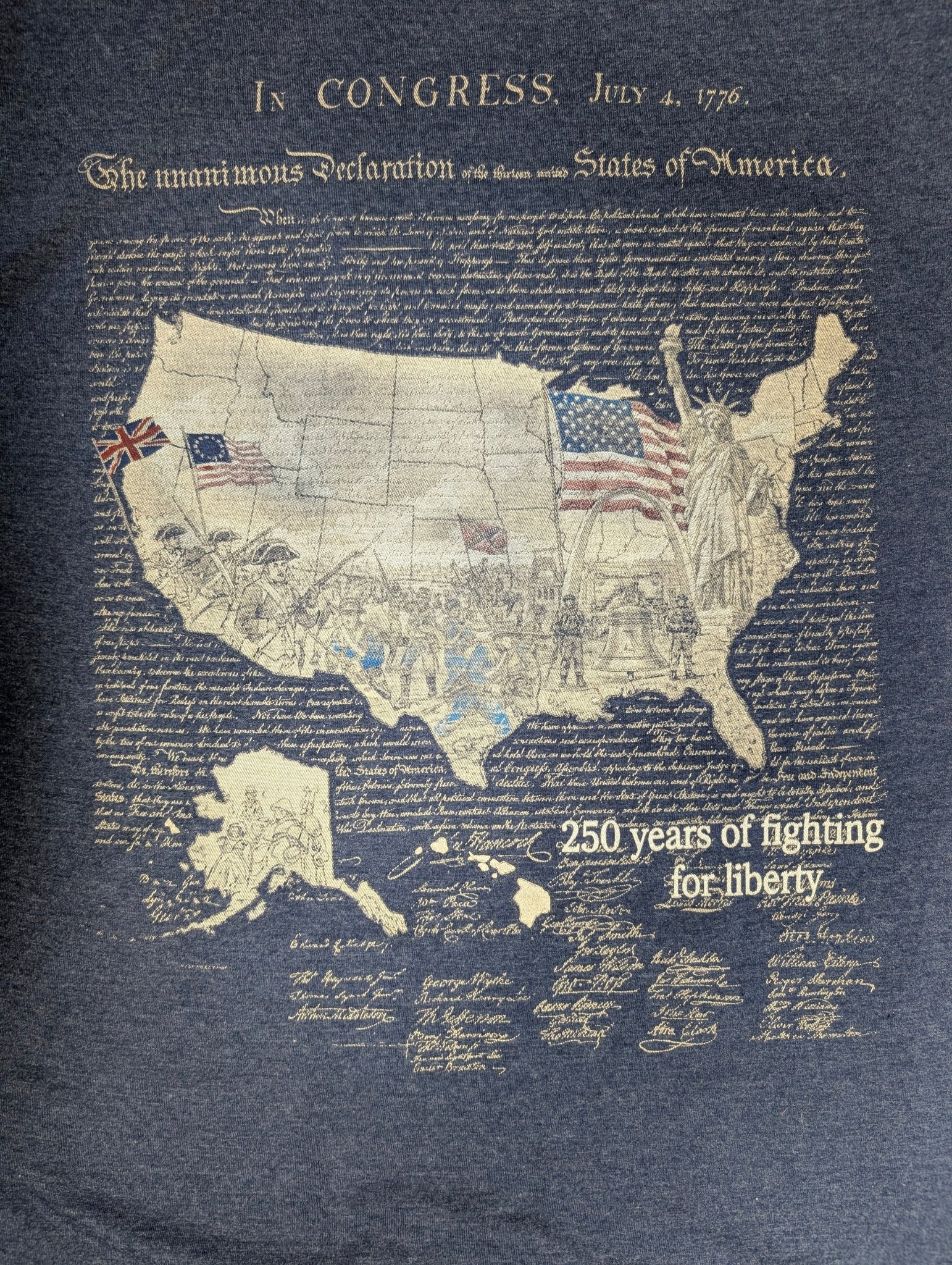 The "250 Years of Liberty" Premium Graphic Tee - Meridian EDC | Laserworks - The "250 Years of Liberty" Premium Graphic Tee