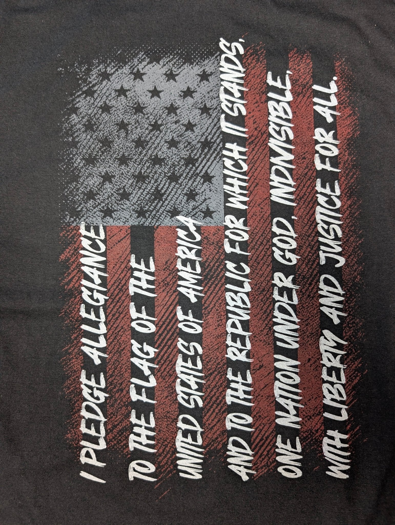 The "Pledge of Allegiance" Premium Graphic Tee - Meridian EDC | Laserworks - The "Pledge of Allegiance" Premium Graphic Tee