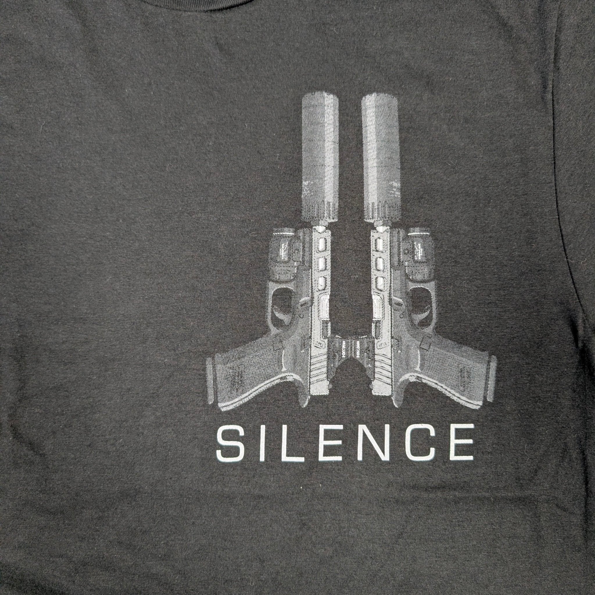The "Quiet Comfort" Premium Graphic Tee - Meridian EDC | Laserworks - Front Design